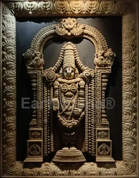 Venkateswara In Antique Marble